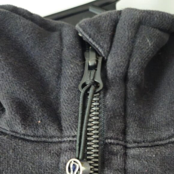 Lululemon Hiver 13 Limited Edition Ruffled Black Scuba Hoodie Jacket Sz 8 - Picture 4 of 9